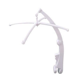 Baby Crib Mobility White Rattles Bracket Set Cot Fold Cribs Clamp Bed Music Box Kids Mobile Toys For Children