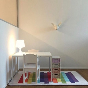 Rainbow Baby Play Game Mats Synthetic Fiber Rectangle Blanket Carpet Children Baby Crawling Tatami Mats for Bedroom 100x150cm