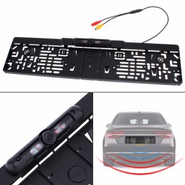 170 degree 12V Car License Plate Frame 4 IR Light Rear View Camera Universal HD Auto Night Vision Reverse Backup Camera