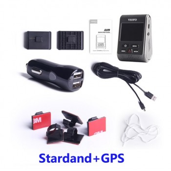 VIOFO Original Upgrated A119 V2 2.0 LCD Capacitor Novatek 96660 HD 2K 1440P Car Dash video recorder DVR Optional GPS CPL Filter