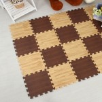 JCC wood line 9/24pcs Baby EVA Foam Puzzle Play Mat /kids Rugs carpet  Interlocking Exercise Floor for children Tiles 30*30*1cm