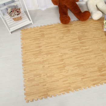 JCC wood line 9/24pcs Baby EVA Foam Puzzle Play Mat /kids Rugs carpet  Interlocking Exercise Floor for children Tiles 30*30*1cm