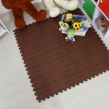 JCC wood line 9/24pcs Baby EVA Foam Puzzle Play Mat /kids Rugs carpet  Interlocking Exercise Floor for children Tiles 30*30*1cm