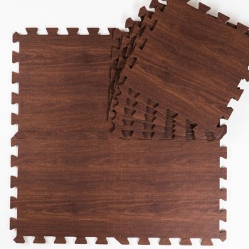 JCC wood line 9/24pcs Baby EVA Foam Puzzle Play Mat /kids Rugs carpet  Interlocking Exercise Floor for children Tiles 30*30*1cm