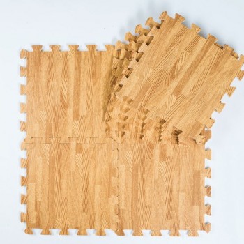 JCC wood line 9/24pcs Baby EVA Foam Puzzle Play Mat /kids Rugs carpet  Interlocking Exercise Floor for children Tiles 30*30*1cm