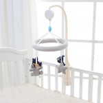 Baby Elephant Bunny Star Five-pointed Star Bed Bell Baby Music Car Hanging Music Box Turn Music Toy