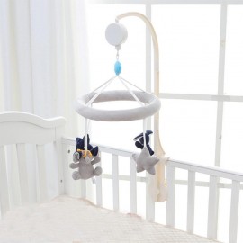Baby Elephant Bunny Star Five-pointed Star Bed Bell Baby Music Car Hanging Music Box Turn Music Toy