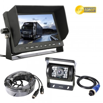 Accfly AHD 1080p SONY CCD car backup Reversing cam reverse rear view camera for Trucks bus Trailer RV with HD monitor