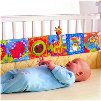Baby Soft Cloth Books Quiet Book Baby Toys Cartoon Infant Toddlers Children Educational Stroller Bed Hanging Rattle Toy Ruffle