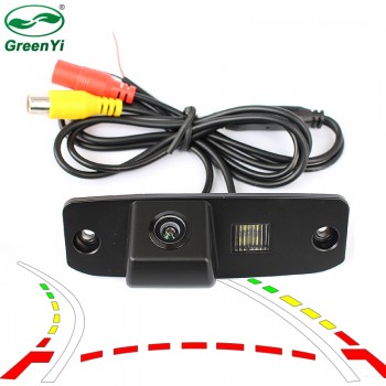 Intelligent Dynamic Trajectory Tracks Parking Line Rear View Camera For Hyundai Elantra Terracan Tucson Accent Kia Sportage
