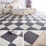 Children Carpet EVA Foam Shu Velveteen Mat Puzzle Baby Play Mat Interlock Exercise Floor Mat for Baby Gym Speelkleed