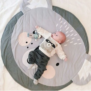 90CM Round Baby Playmat Soft Cotton Play Mats Crawling Creeping Mat Kids Play Rugs Floor Carpet Nursery Children Room Decoration