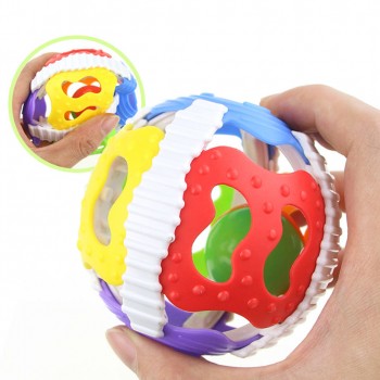 Baby Toy Fun Little Loud Bell Ball Baby Ball Toy Rattles Develop Baby Intelligence Baby Activity Grasping Toy Hand Bell Rattle