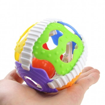 Baby Toy Fun Little Loud Bell Ball Baby Ball Toy Rattles Develop Baby Intelligence Baby Activity Grasping Toy Hand Bell Rattle