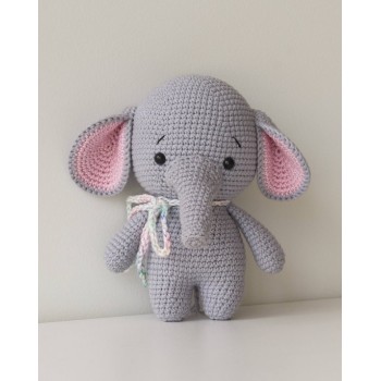 crochet toys  amigurumi  lovely elephant