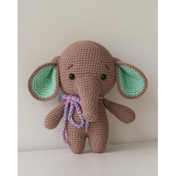 crochet toys  amigurumi  lovely elephant