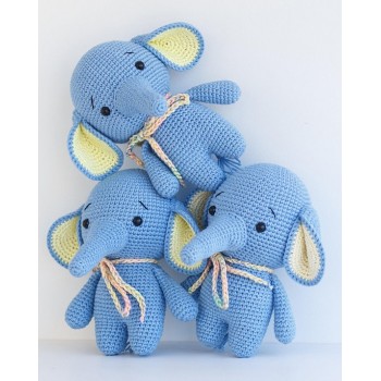 crochet toys  amigurumi  lovely elephant