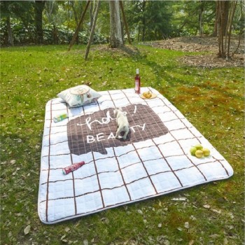 Cute Cartoon Pattern Water-proof Baby Play Mats Multi-function Blanket Nordic Style Kids Room Home Decor Photo Props Picnic Mat