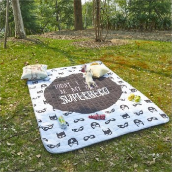 Cute Cartoon Pattern Water-proof Baby Play Mats Multi-function Blanket Nordic Style Kids Room Home Decor Photo Props Picnic Mat