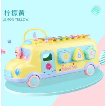 Baby Toys 0 12 13 24 Months Educational Musical Toys for Baby Toddlers School Bus Car Baby Boy Toys rinquedos Para Bebe Oyuncak