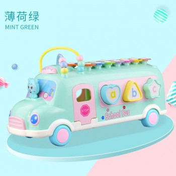 Baby Toys 0 12 13 24 Months Educational Musical Toys for Baby Toddlers School Bus Car Baby Boy Toys rinquedos Para Bebe Oyuncak
