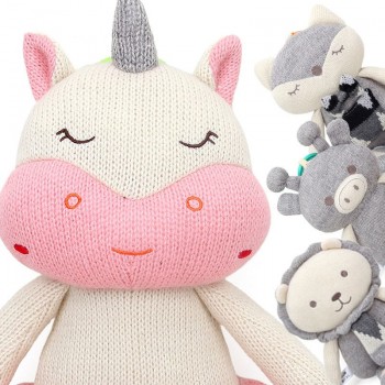 Hot 30cm Woolen Baby Rattles Toys BB Device Stuffed Animal Plush Doll Infant Crib Toy Fox Toys for Stroller Soothing Dolls LB09