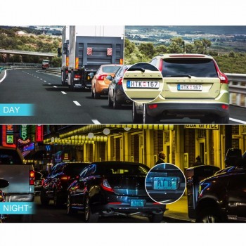 Dash Cam Dual Lens Car DVR Vehicle Camera Full HD 1080P 4 IPS Front+Rear Night Vision Video Recorder G-sensor Parking Monitor