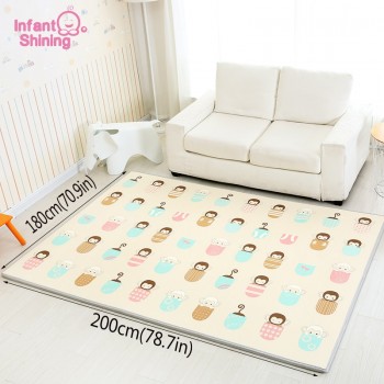 Infant Shining Play Mat Non Slip Baby Mat XPE Foam Mat Whole 200*180(78.7*70.9in) gt;3M Thick 2CM Kids Rug for Room Home School