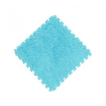6/12/15/18/25pcs Soft Long Plush EVA Foam Puzzle Play Mat Carpet Baby Children Kids Play Interlocking Exercise Floor Mat 30X30cm