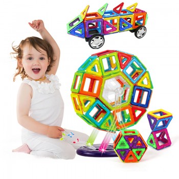 21-89pcs Big Size DIY Magnetic Blocks Magnetic Constructor Kids Magnet Designer For Children Gift Educational Toys For Boys Girl