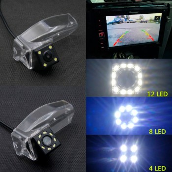 For Mazda 3 Mazda 2 Mazda3 Sport Mazda2 2011 2012 2013 Car CCD LED Backup Rear View Camera Parking Mirror LCD Monitor Wireless
