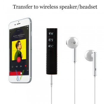 Vexverm 3.5mm Jack Aux Handsfree Wireless Car Bluetooth Receiver Kit Adapter For Headphone MP3 Music Audio Reciever Adapter