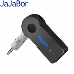 JaJaBor Bluetooth Car Kit 3.5mm AUX Audio Jack Car A2DP Wireless Bluetooth Music Receiver Adapter Handsfree Calling for Phone