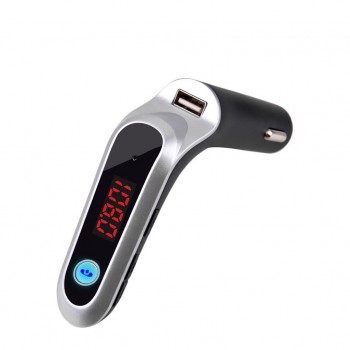 Car Charge USB TF Card Support Charger Wireless Bluetooth Car Kit LCD Hands-Free FM Transmitter For MP3 Music Player Mobile Phon