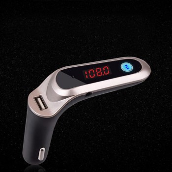 Car Charge USB TF Card Support Charger Wireless Bluetooth Car Kit LCD Hands-Free FM Transmitter For MP3 Music Player Mobile Phon