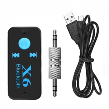 Bluetooth  4.1 Wireless USB Receiver Bluetooth 3.5mm Audio Adapter  Jack AUX TF Card Reader Microphone Hands Free Calling