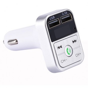 Bluetooth FM Transmitter Hands Free Car Kit Car Styling MP3 Music Player TF Flash Music 5V 2.1A USB Charger 12V-24V FM Modulator