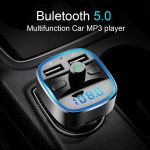CDEN car mp3 music player Bluetooth 5.0 receiver FM transmitter Dual USB car charger U disk / TF card lossless music player