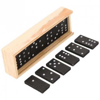 28Pcs/Set Wooden Domino Board Games Domino Toys Travel Funny Table Game 2018 Kid Children Educational Toys For Children Gifts