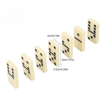 28Pcs/Set Wooden Domino Board Games Domino Toys Travel Funny Table Game 2018 Kid Children Educational Toys For Children Gifts