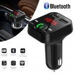 FM Transmitter Aux Modulator Bluetooth Handsfree Car Kit Handsfree Wireless Bluetooth FM Transmitter LCD MP3 Player USB Charger