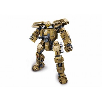 Sluban Building Block Pacific Rim Gipsy Averger Saber Athena Bracer Phoenix Guardian Bravo Action Figure Educational Brick Toy