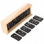 28Pcs/Set Wooden Domino Board Games Travel Funny Table Game Domino Toys Kid Children Educational Toys For Children Gifts