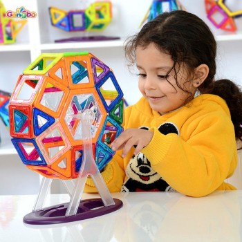 19-149pcs Big Size Magnetic Blocks Construction Designer Set DIY Kids Plastic Magnetic Toys Educational Toys For Children