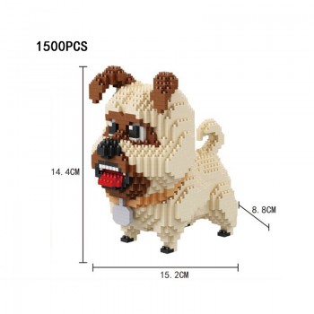 America cartoon movie image puppy nanoblock Secret Life of Pets bricks max Gidget mel Buddy dog micro diamond building block toy