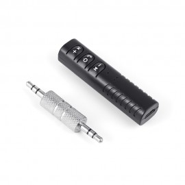 Universal 3.5mm jack Bluetooth Car Kit Hands free Music Audio Receiver Adapter Auto AUX Kit for Speaker Headphone Car Stereo