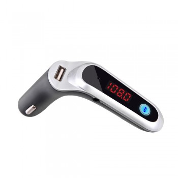 High Quality Bluetooth Car Kit Handsfree FM Transmitter Radio MP3 Player USB Charger and AUX Car  Accesorios  1.24