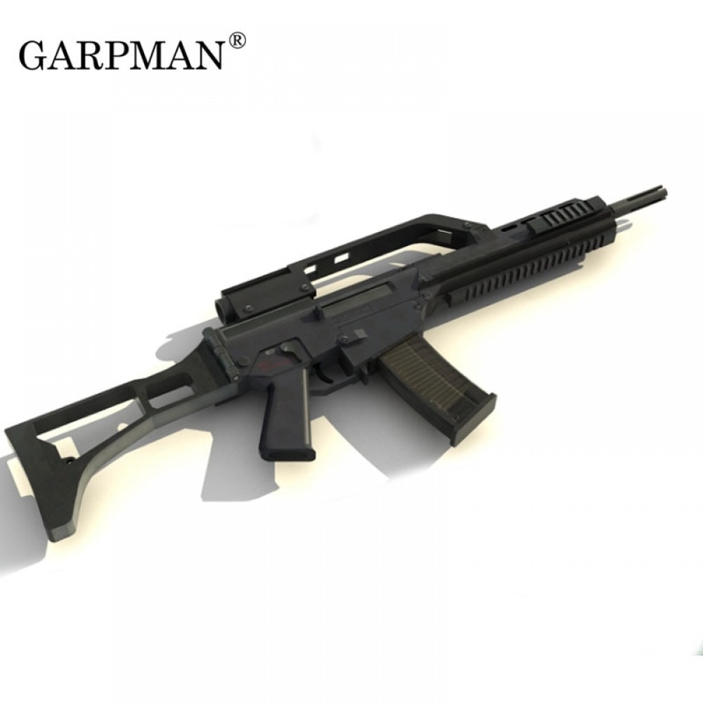 1:1 85cm G36c Assault Gun 3D Paper Model Puzzle DIY Educational Toy Simulation DIY Toy Hand-made Papercraft