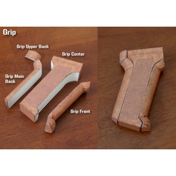 Paper Gun Assault rifle Model Toys Handmade 3D DIY material manual creative Party show props tide Home decorate Challenge Gift