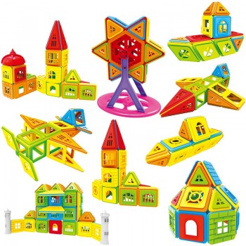 115-402pcs DIY Magnetic Building Blocks Designer Construction Toys Set Model Magnet Educational Hobbies Toys For Children Gifts